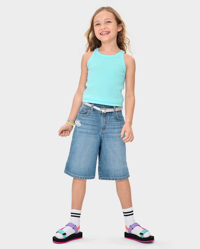 Kids Denim Baggy Jorts