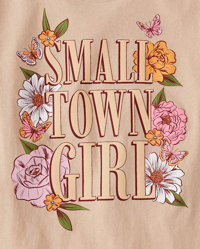 Girls Small Town Girl Graphic Tee