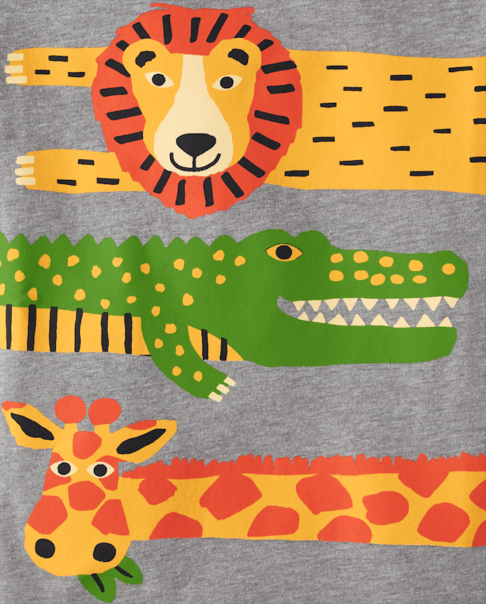 Baby And Toddler Boys Animal Graphic Tee