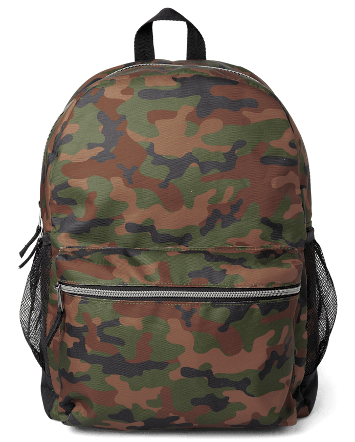 Boys Camo Backpack