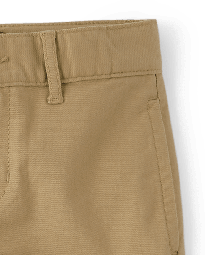 Boys Uniform Stretch Baggy Chino Pants