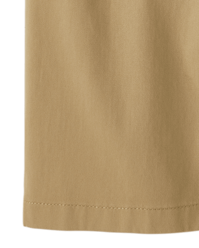 Boys Uniform Stretch Baggy Chino Pants