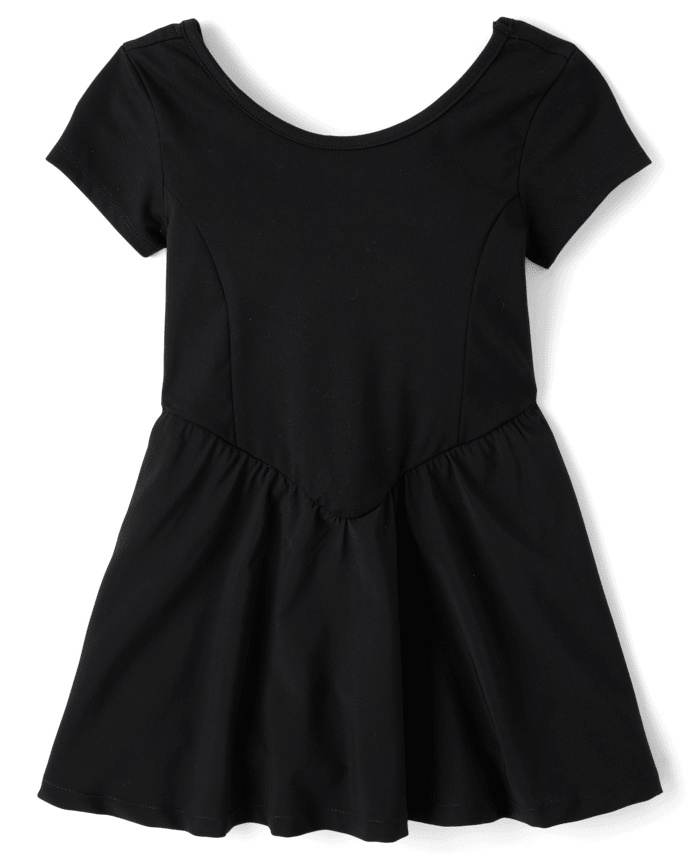 Robe de tennis évasée à séchage rapide pour fille