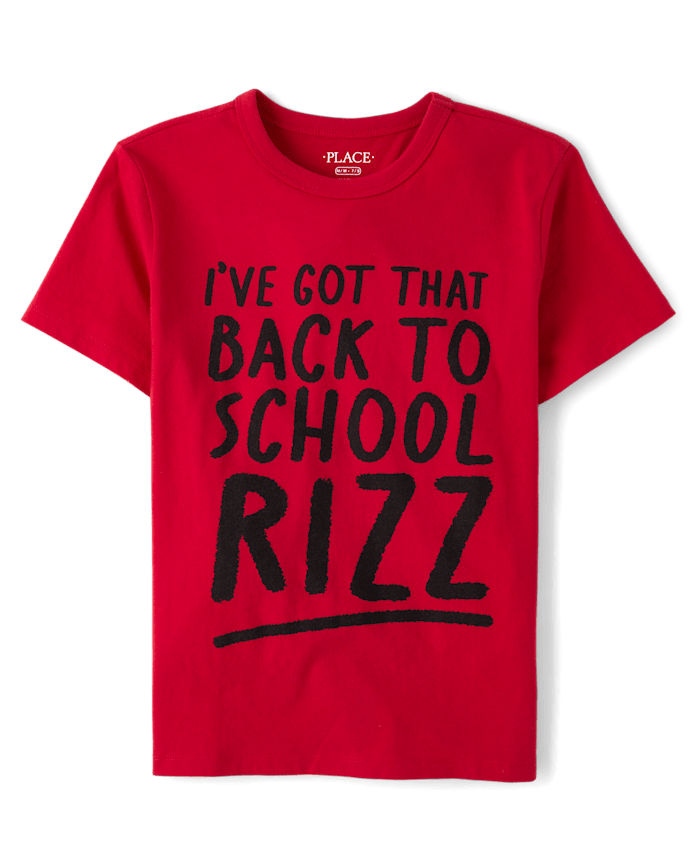 Boys School Rizz Graphic Tee