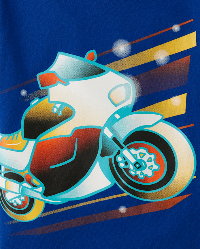 Lot de 3 t-shirts graphiques pour bébés et tout-petits garçons