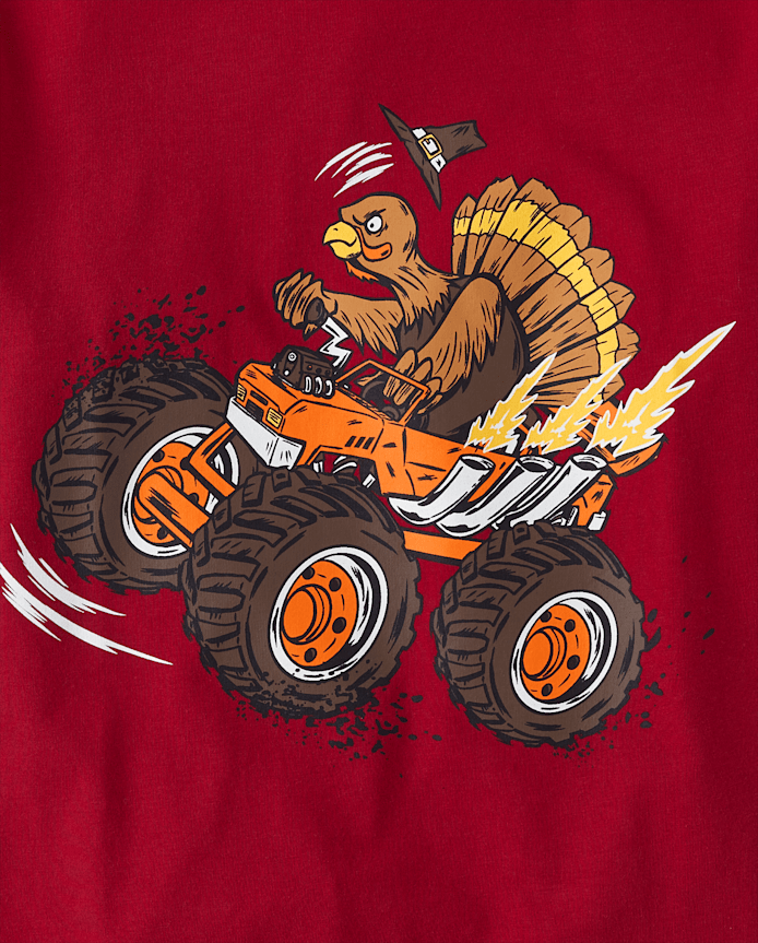 Boys Turkey Truck Graphic Tee