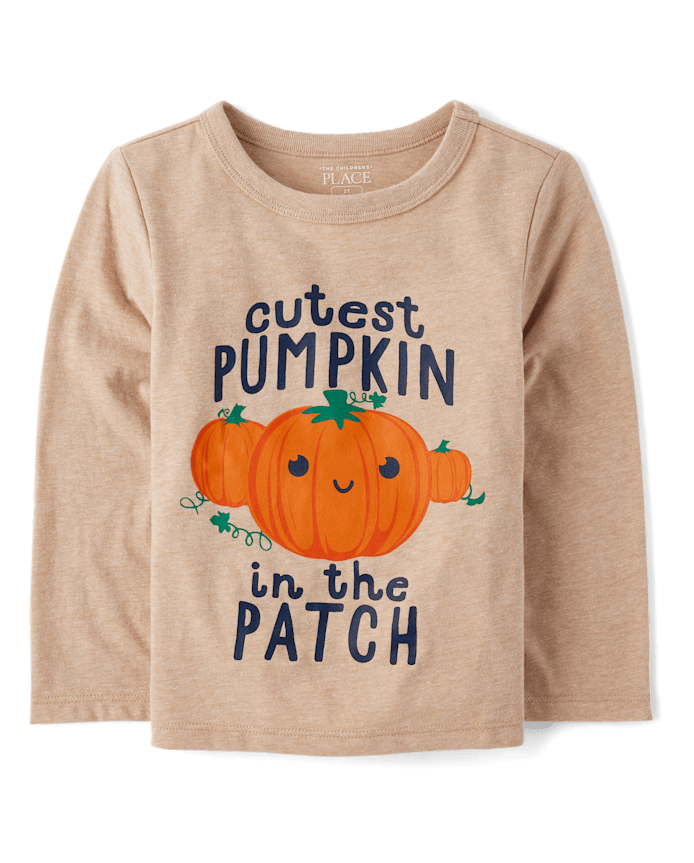 Baby And Toddler Boys Cutest Pumpkin Patch Graphic Tee