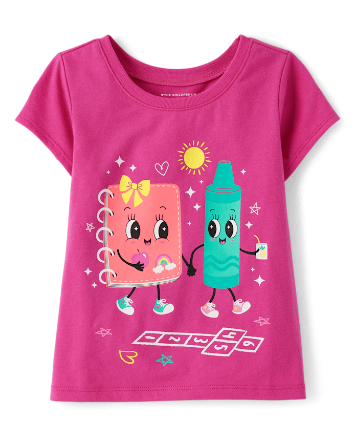 Toddler Girls Hopscotch Graphic Tee