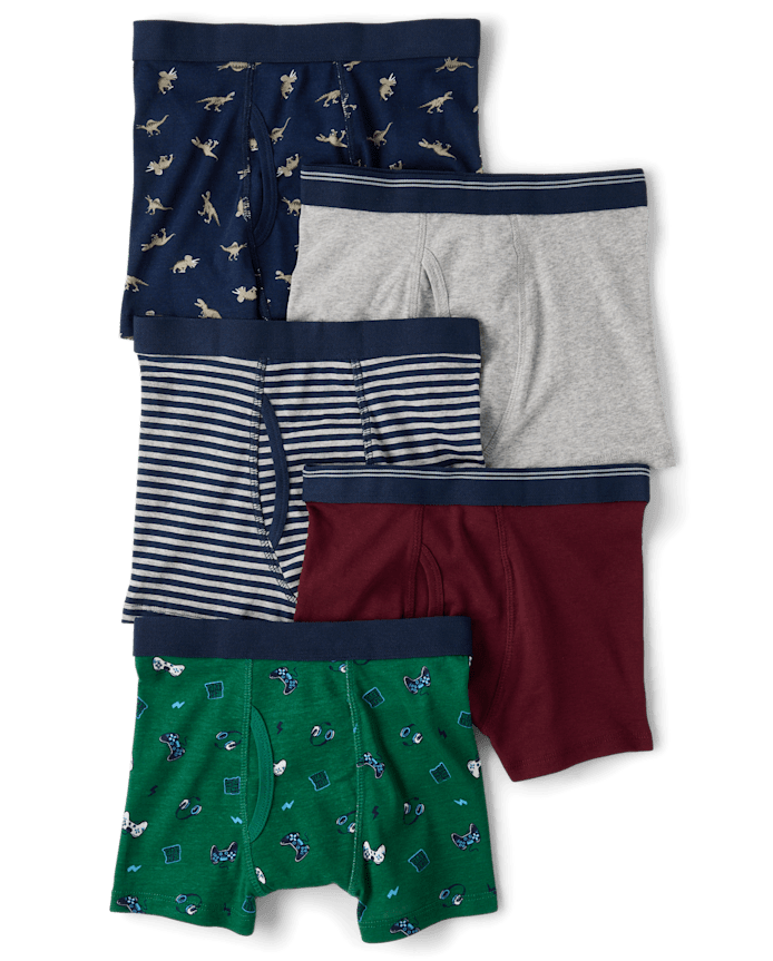 Boys Gamer Boxer Brief Underwear 5-Pack