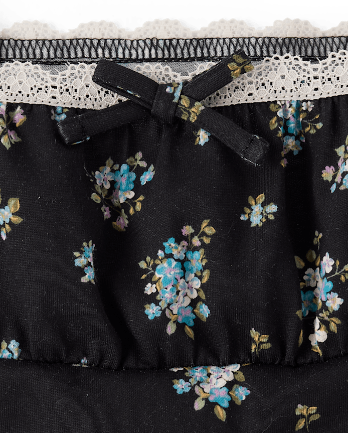 Girls Floral Babydoll Top