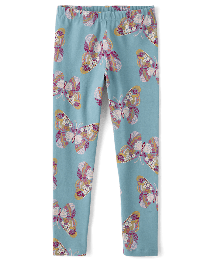 Girls Print Leggings