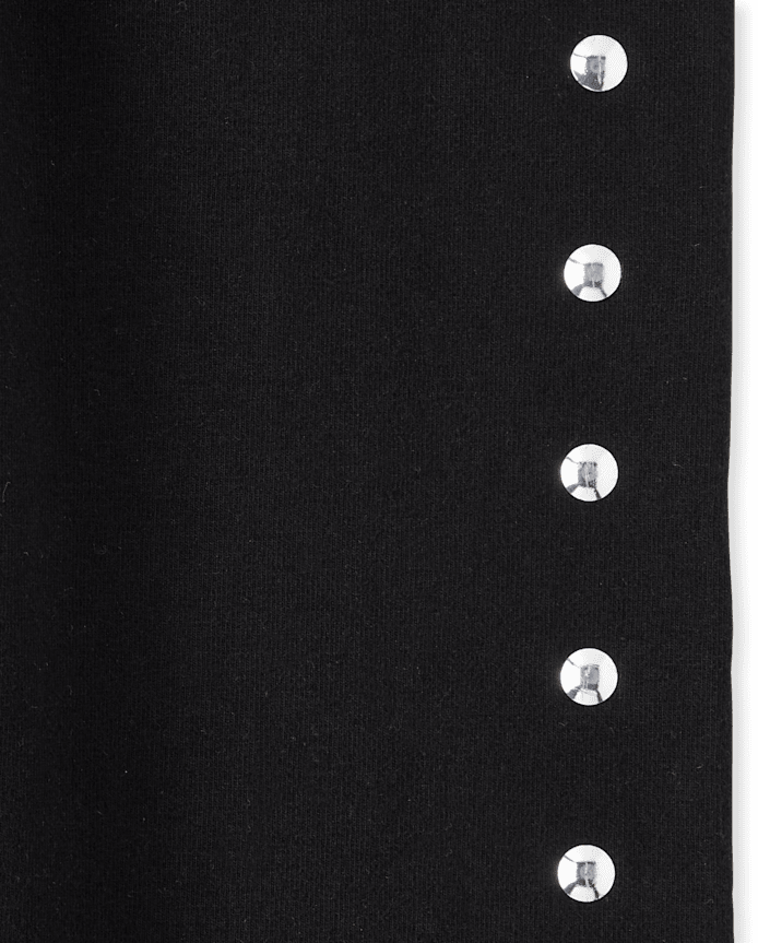 Girls Studded Flare Leggings