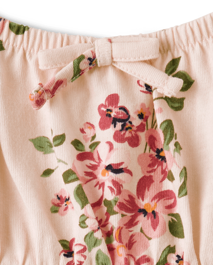 Girls Print Fit And Flare Dress