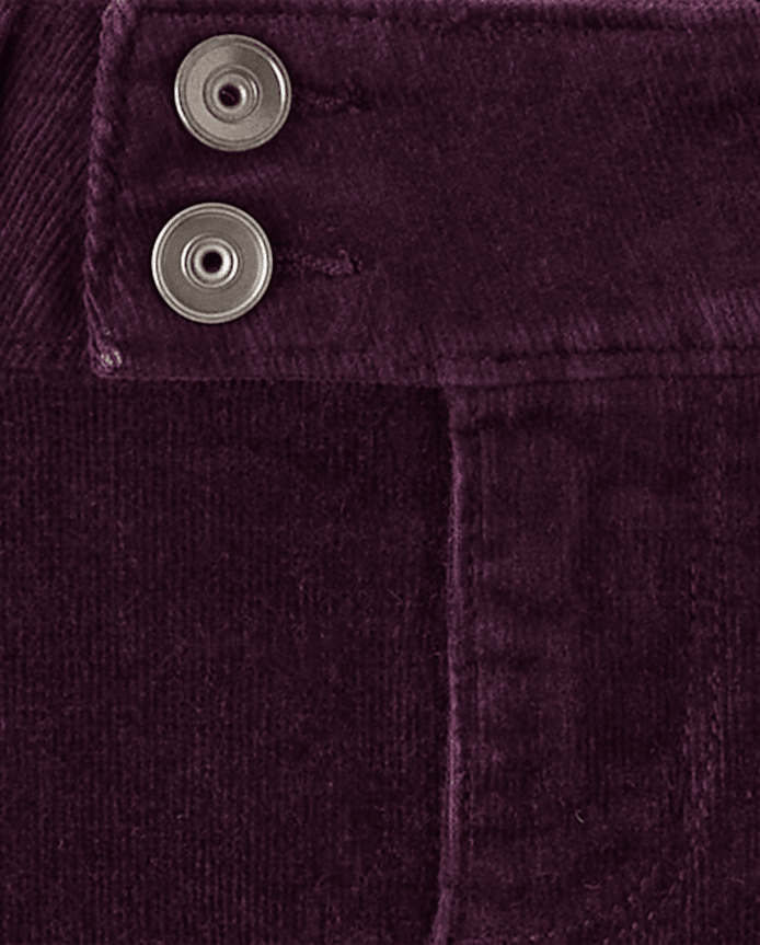 Girls Pleated Corduroy Skort