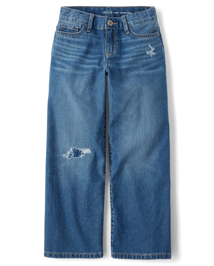 Kids Ripped Baggy Jeans