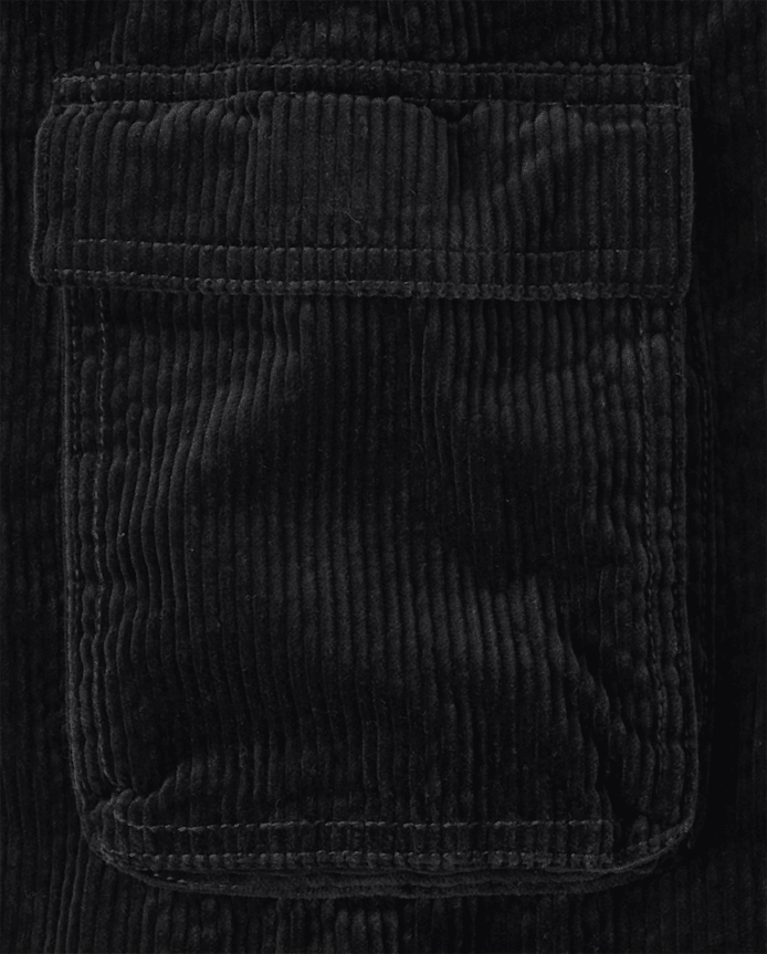 Kids Corduroy Baggy Cargo Pants