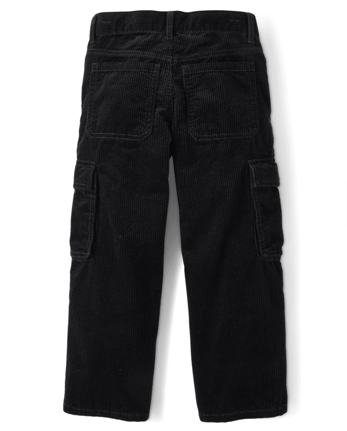 Kids Corduroy Baggy Cargo Pants