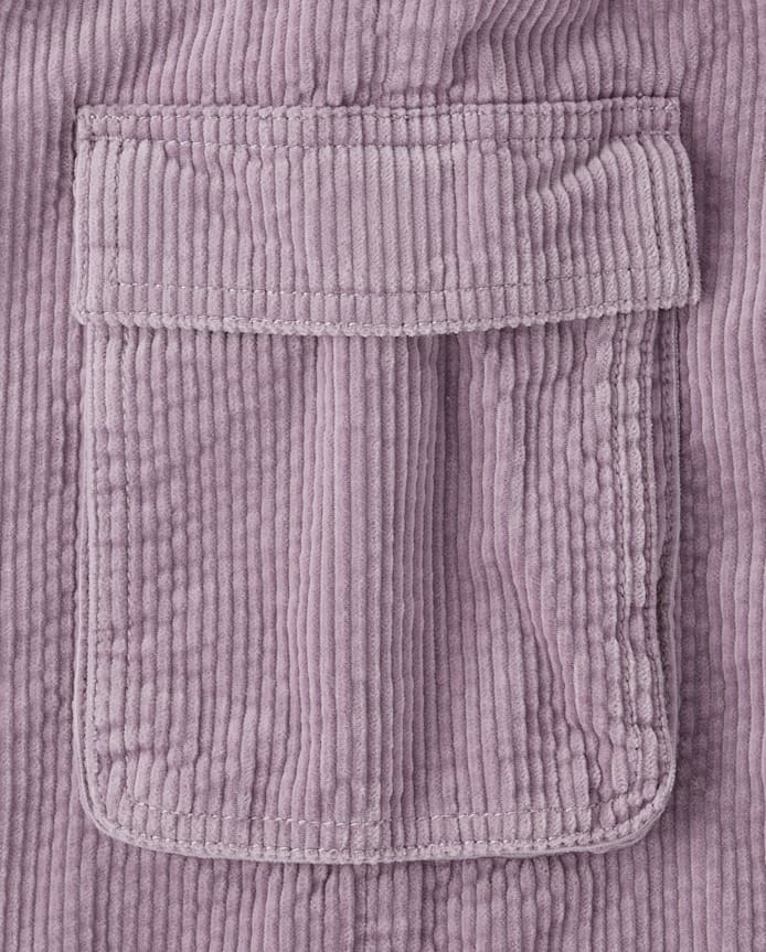 Kids Corduroy Baggy Cargo Pants