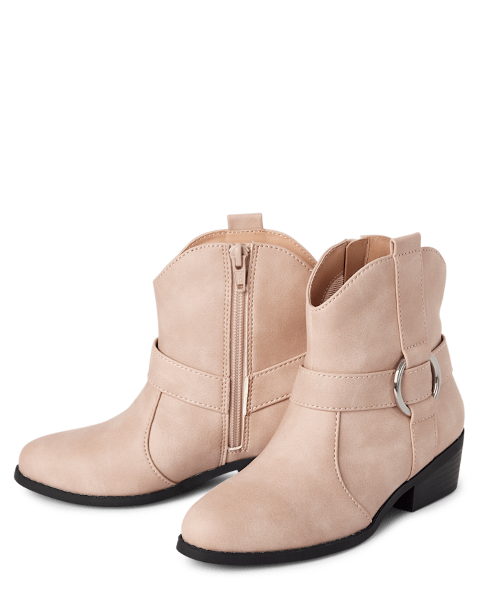 Girls Ankle Cowgirl Boots