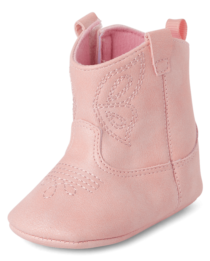 Baby Girls Butterfly Cowgirl Boots