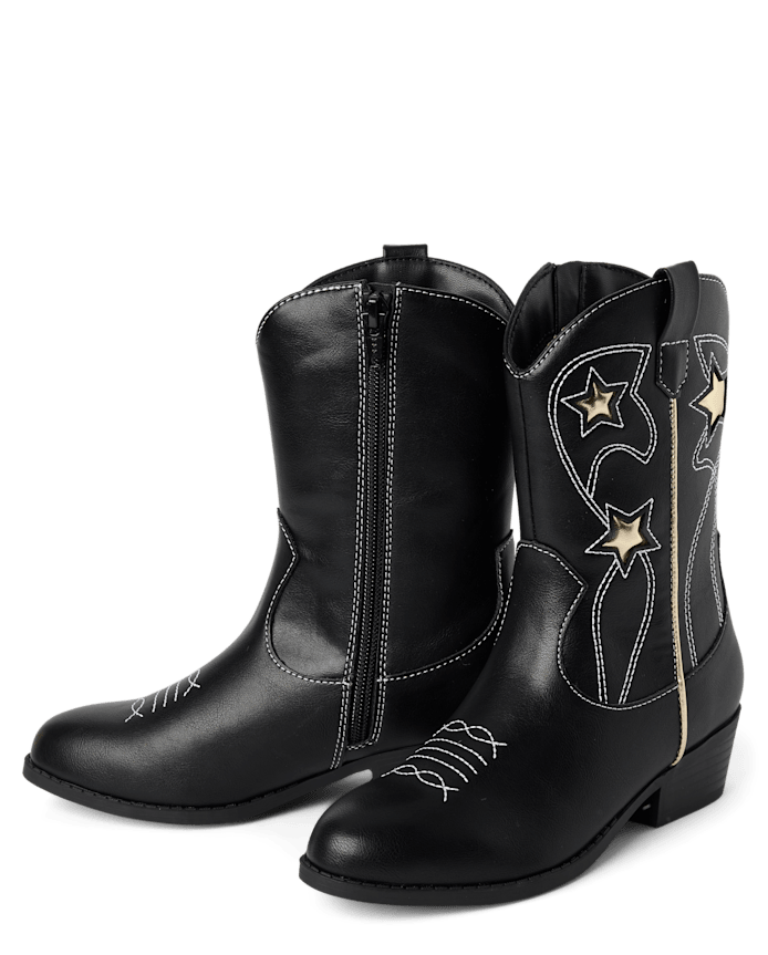 Girls Star Cowgirl Boots