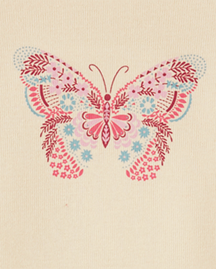 Body papillon pour bébé fille (lot de 4)