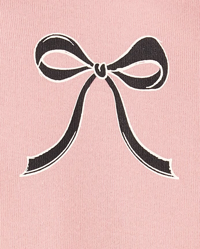 Lot de 4 bodies à nœud pour bébés filles