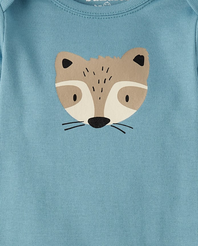 Baby Animal Bodysuit 4-Pack