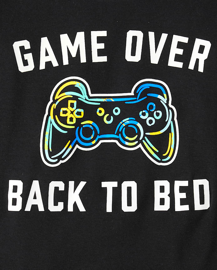 Pyjama en coton ajusté Glow Gamer pour garçon