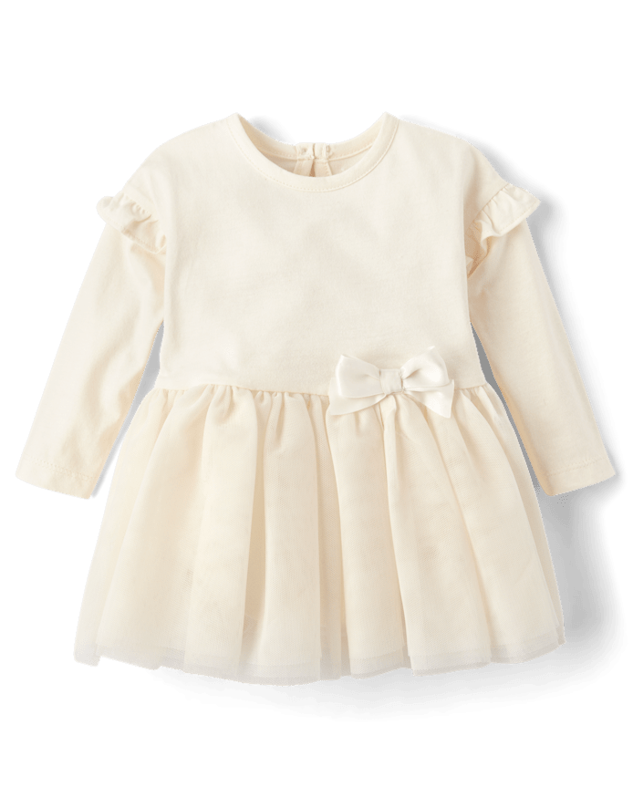 Baby Girls Tutu Bodysuit Dress