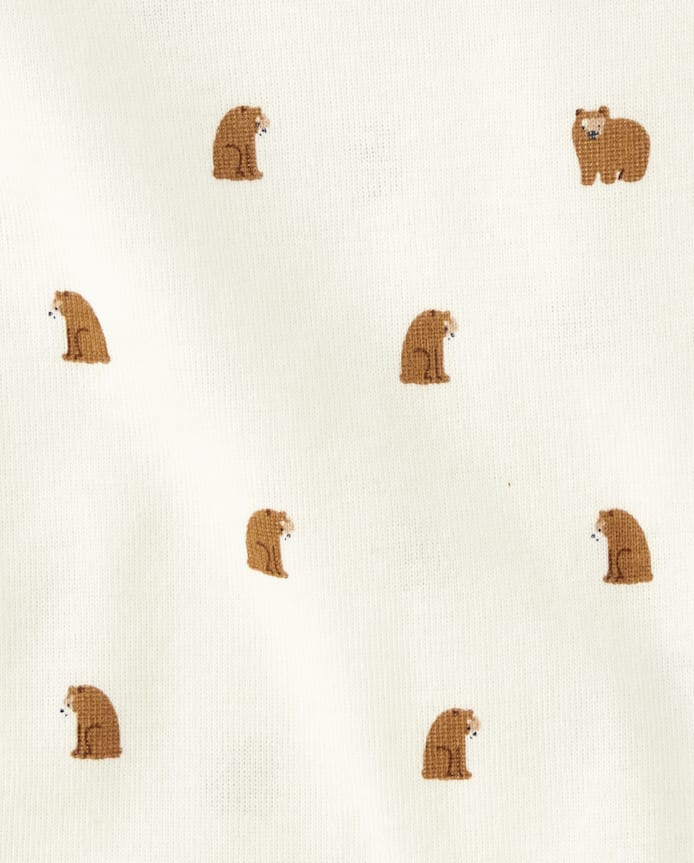 Baby Boys Embroidered Bear 3-Piece Playwear Set