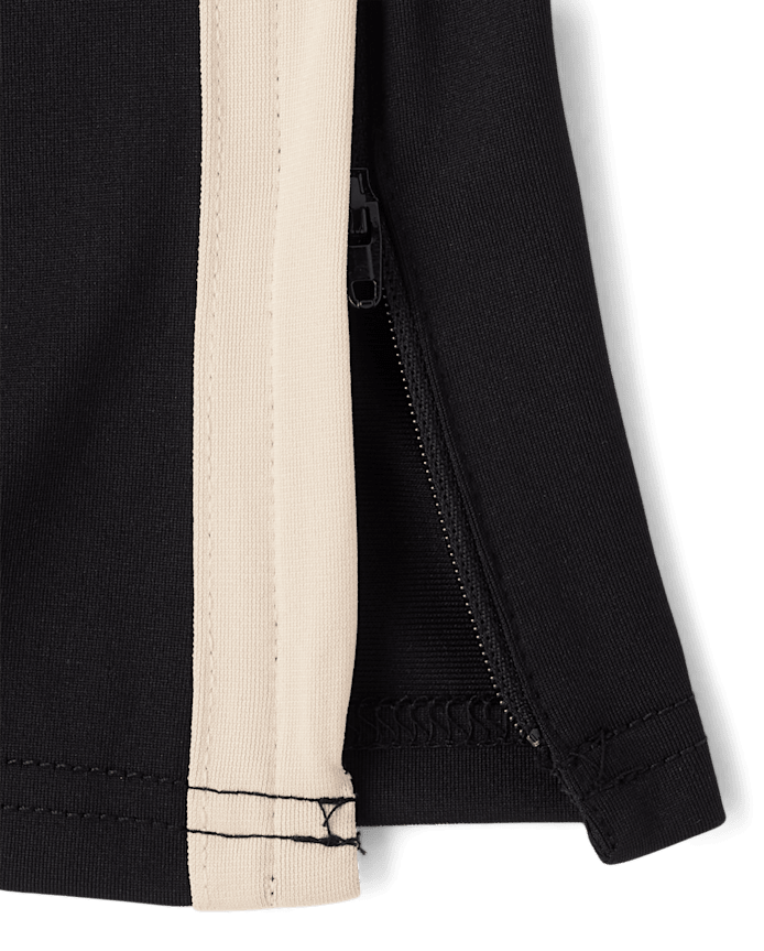 Pantalon de survêtement à jambes larges et rayures latérales pour enfants