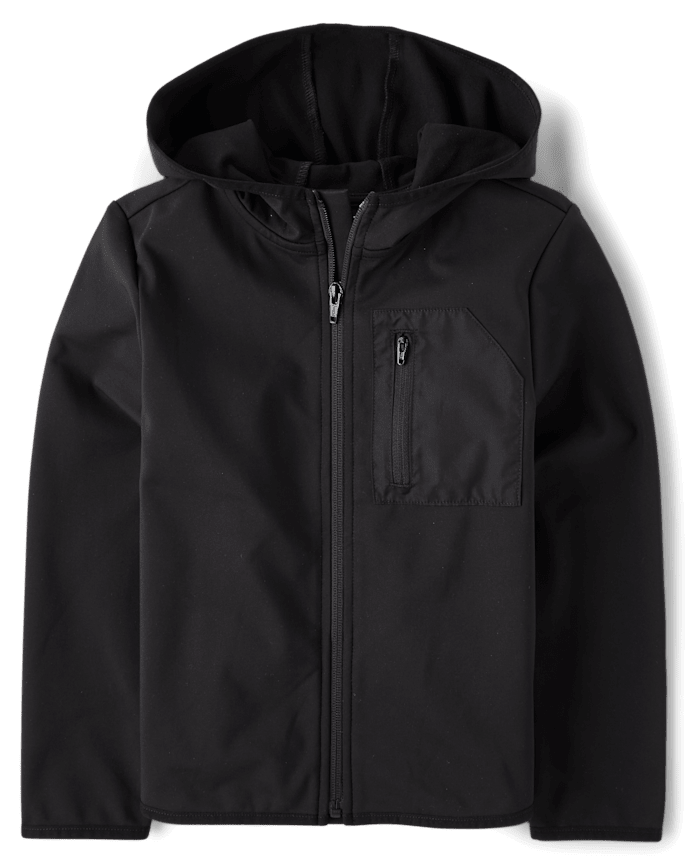 Boys Cozy Tech Zip Up Hoodie