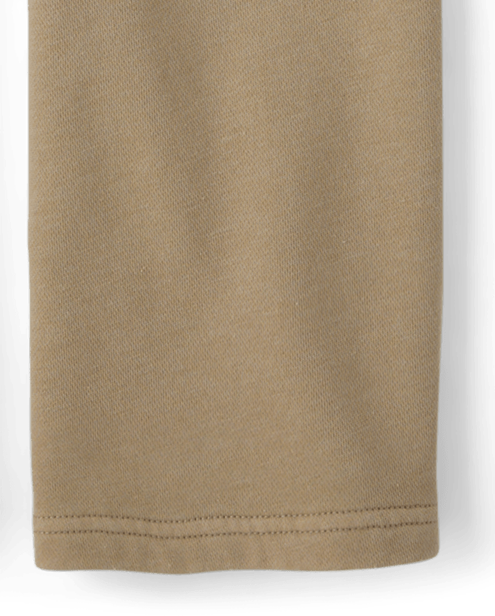 Boys Garment Dyed Premium Fleece Loose Cargo Pants