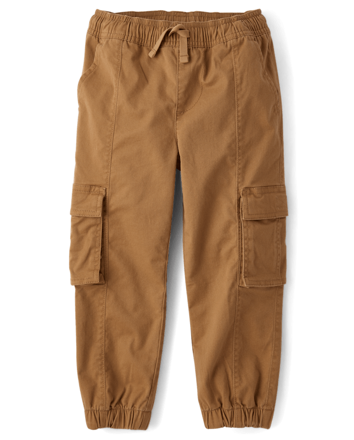 Pantalon de jogging cargo extensible à enfiler pour garçon