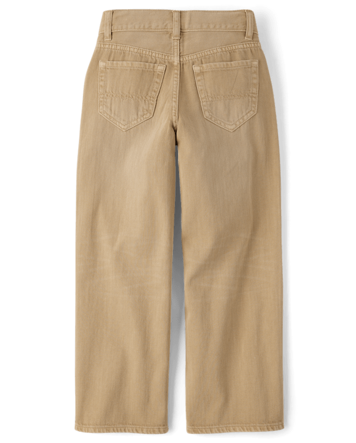 Kids Paint Splatter Garment Dyed Baggy Jeans