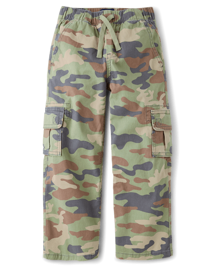 Kids Wide Leg Pull On Cargo Pants
