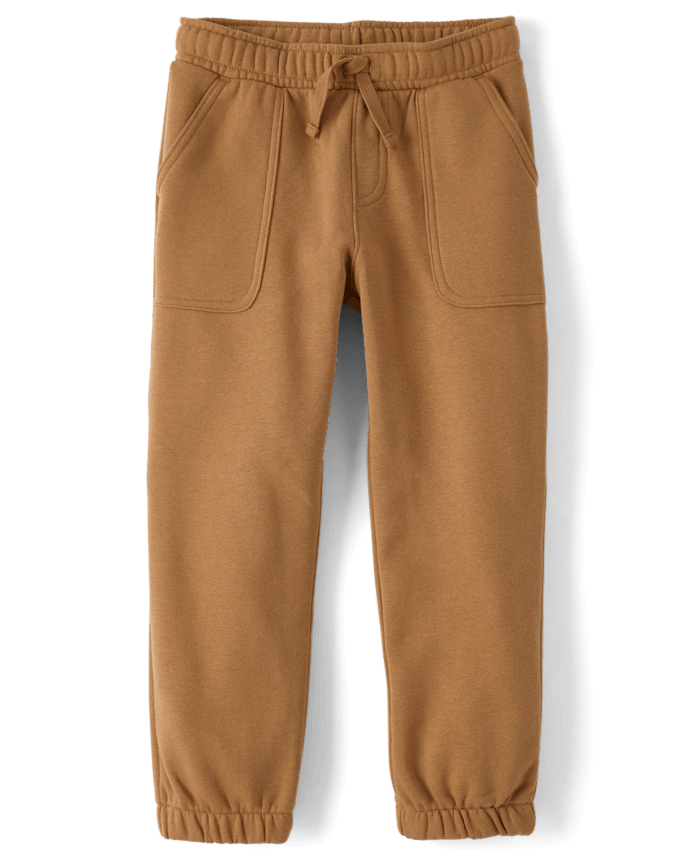 Boys Premium Fleece Loose Carpenter Jogger Pants