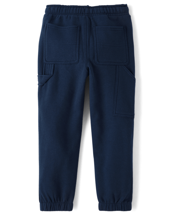 Boys Premium Fleece Loose Carpenter Jogger Pants
