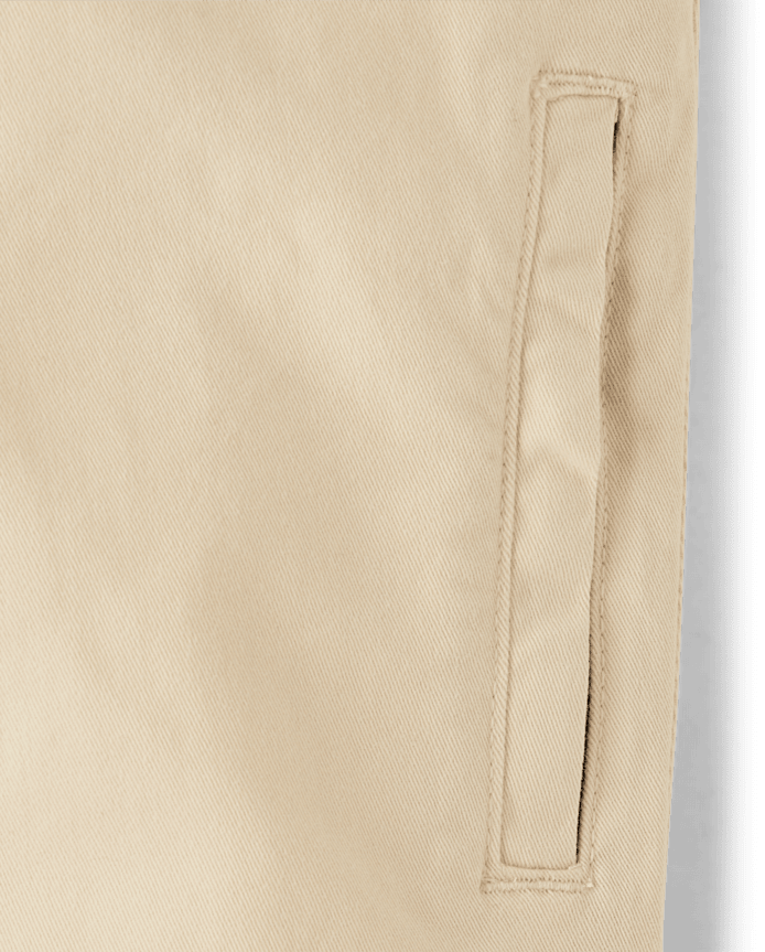 Baby And Toddler Roll Cuff Pull On Chino Pants