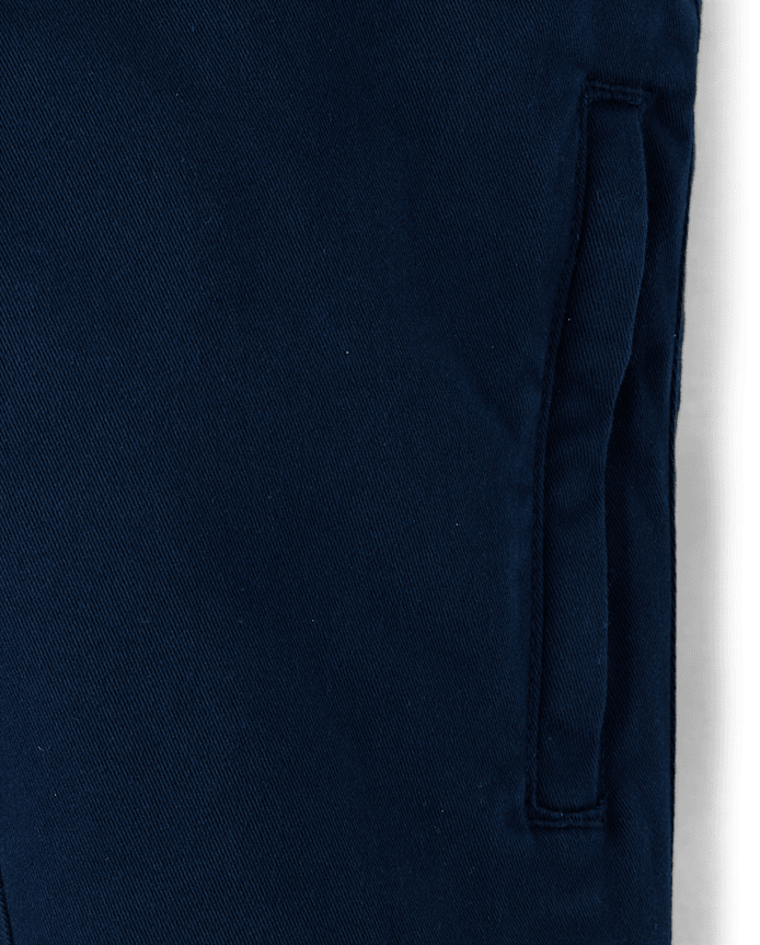 Baby And Toddler Roll Cuff Pull On Chino Pants