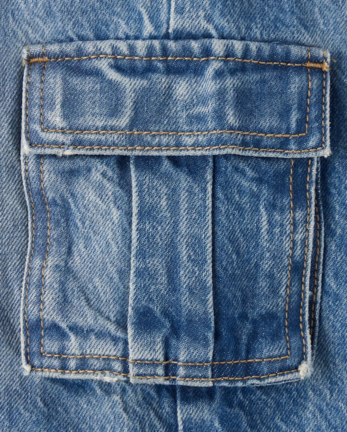 Jeans cargo baggy pour bébés et tout-petits