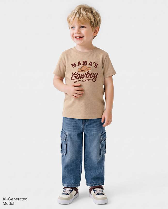 Baby And Toddler Boys Baggy Cargo Jeans
