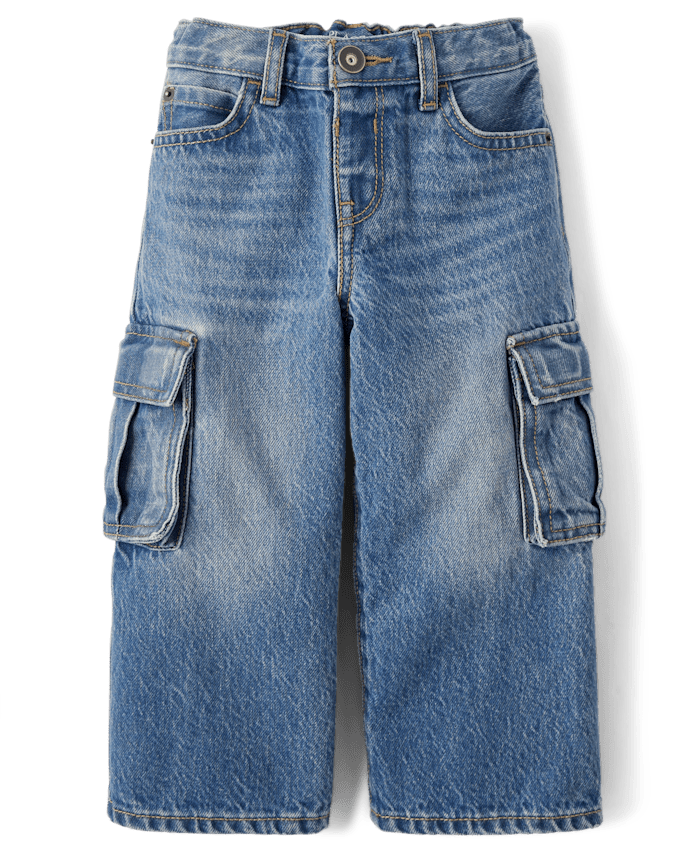 Baby And Toddler Baggy Cargo Jeans