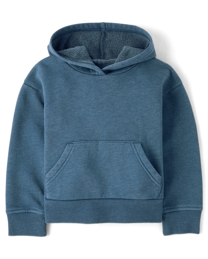 Sweat à capuche en polaire de qualité supérieure teint pièce pour bébé et tout-petit