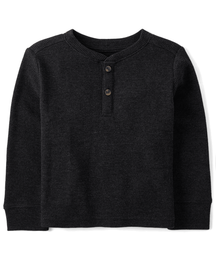 Baby And Toddler Boys Thermal Henley Top