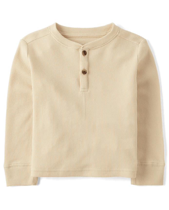 Baby And Toddler Boys Thermal Henley Top