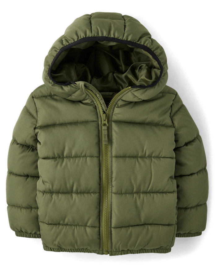 Toddler Boys Hooded Puffer Jacket
