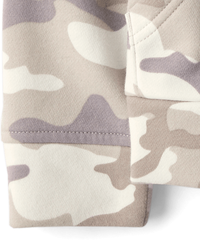 Baby And Toddler Boys Camo Premium Fleece Hoodie