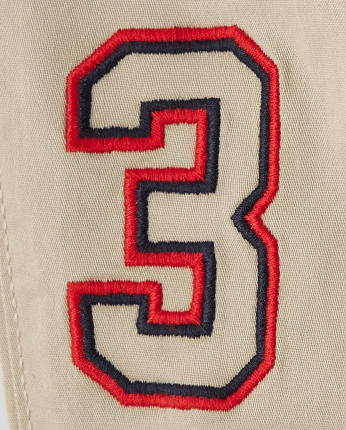 Baby And Toddler Embroidered Varsity Pull On Jogger Pants